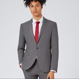 Host Pick NWT Topman Skinny Gray Suit Jacket
